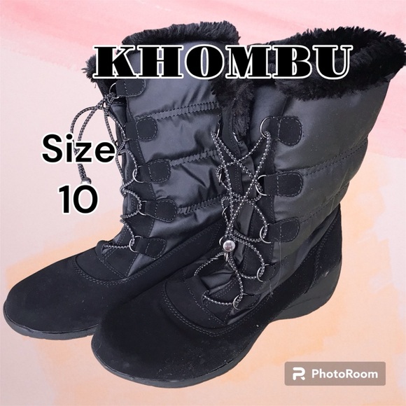 Black Khombu Boots, NWT - Picture 1 of 6